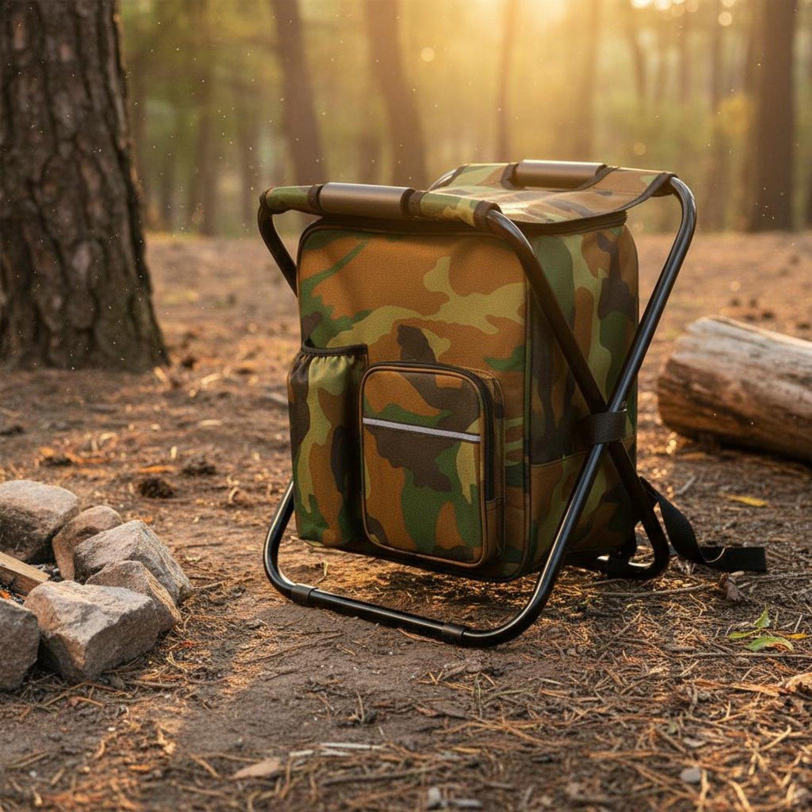 Fishing Backpack - Kursi Lipat Pendingin Ransel Desain Lipat