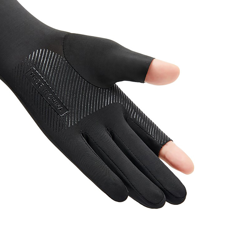 Fishing Gloves - Sarung Tangan Pelindung UV Elastis Sutra