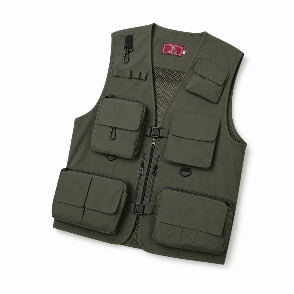 Fishing Vest - Rompi Memancing Tahan Air Kasual, Cepat