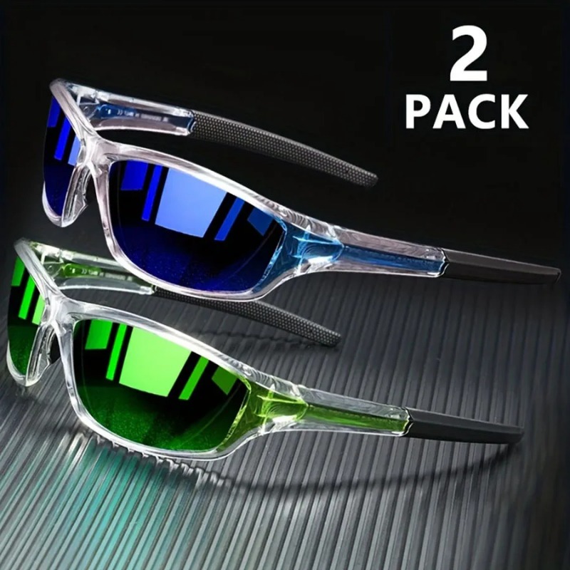 1/2 Buah Kacamata Hitam Olahra - Fishing Sunglasses Polarized ulasan dan harga