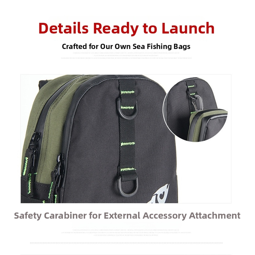 Tas Selempang Pancing Tahan Ai - Fishing Bag Waterproof ulasan dan harga