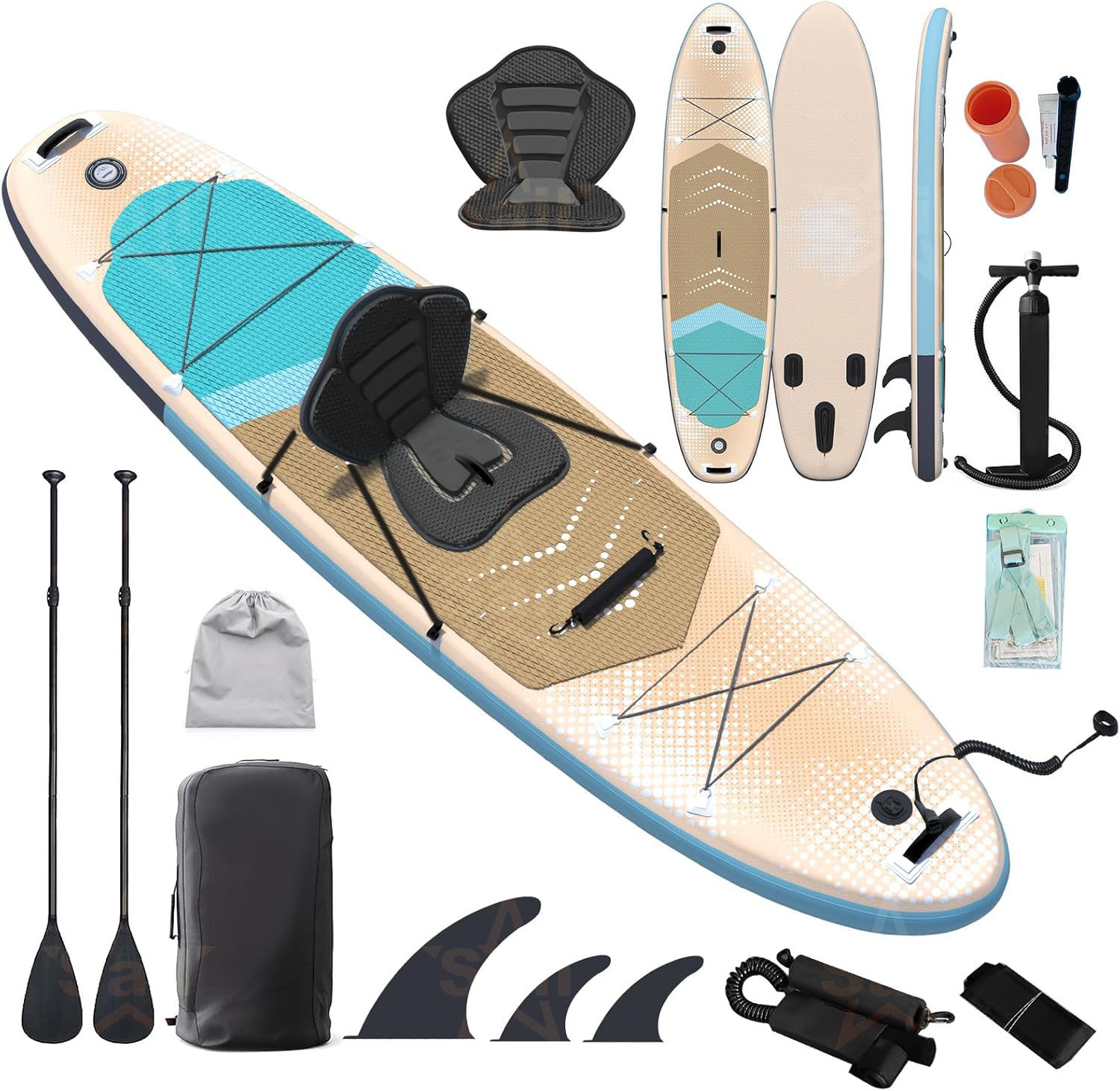 Papan Selancar Tiup Serbaguna  - Fishing Backpack ulasan dan harga