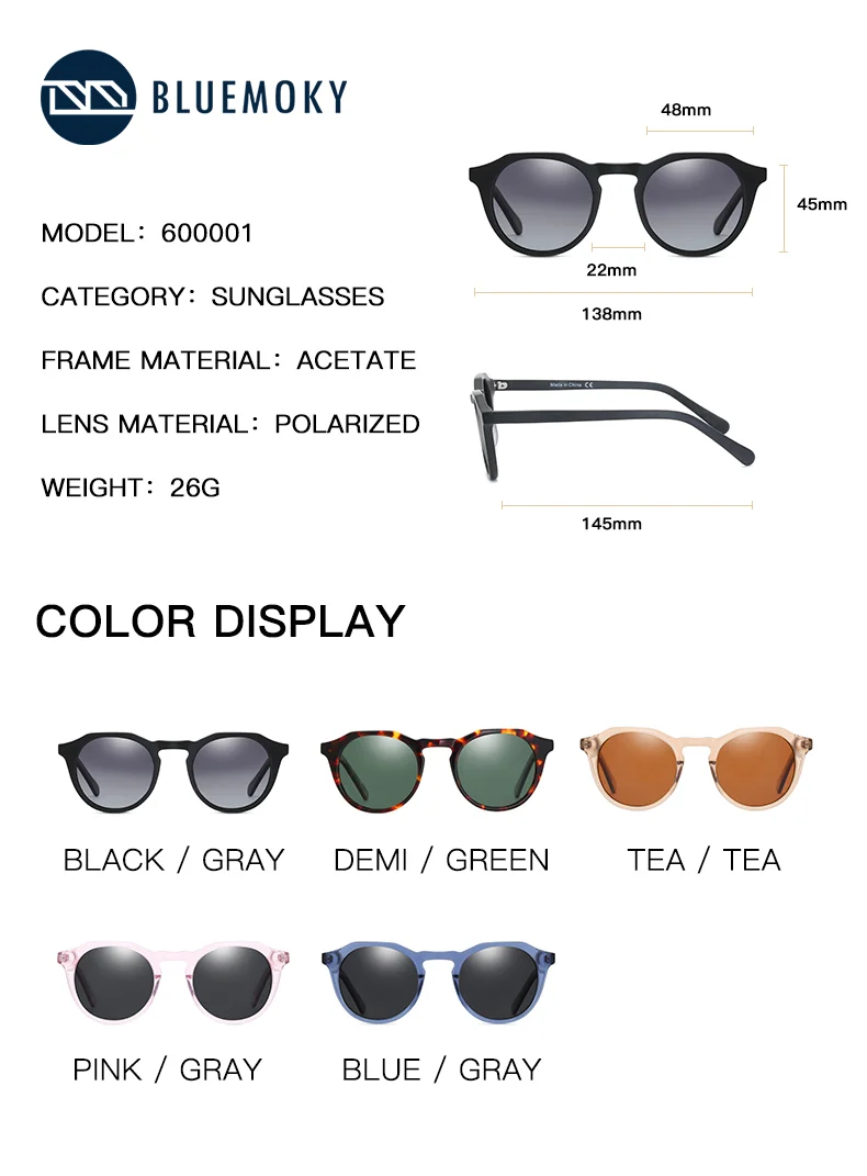 BLUEMOKY Kacamata Hitam Polari - Fishing Sunglasses Polarized ulasan dan harga