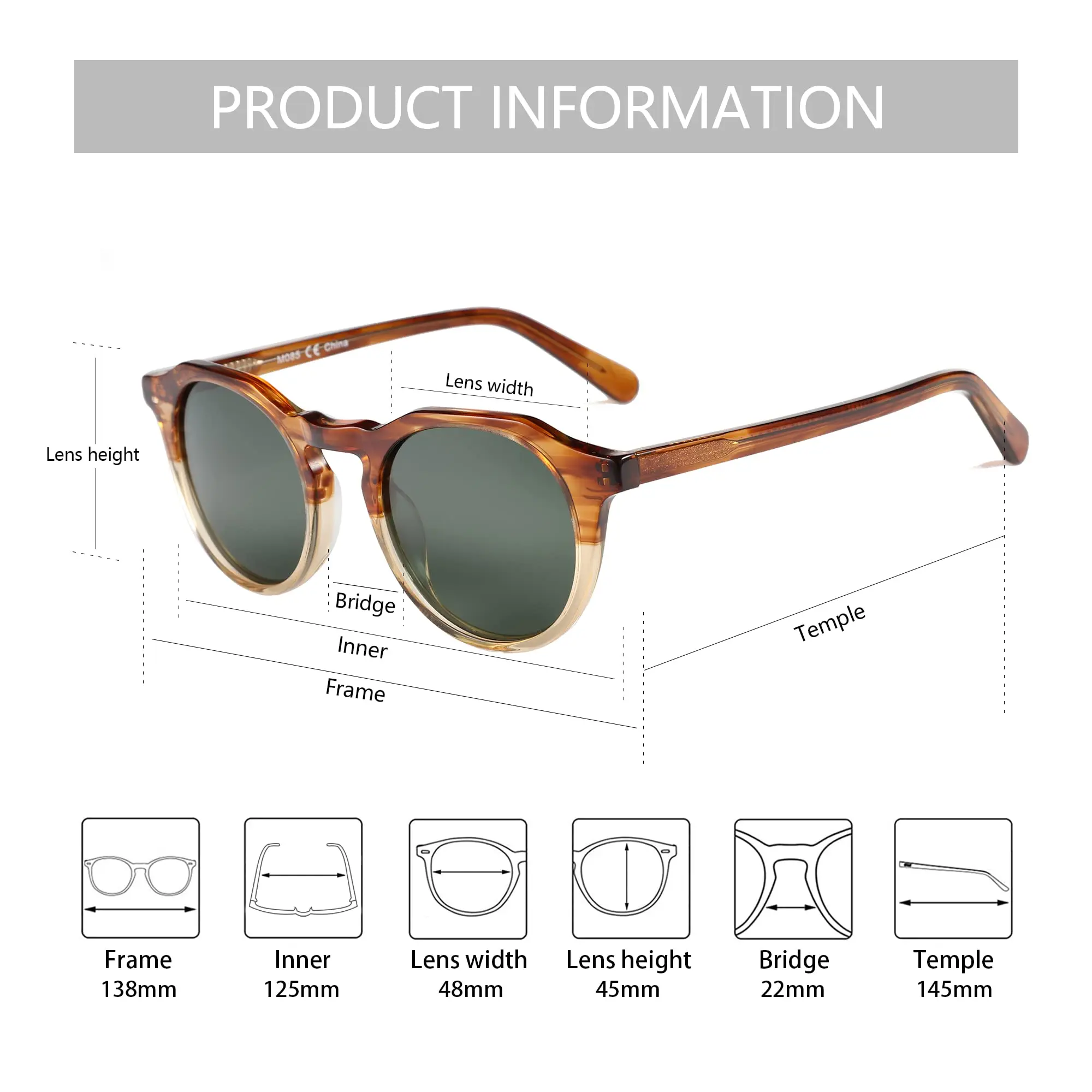 BLUEMOKY Kacamata Hitam Polari - Fishing Sunglasses Polarized ulasan dan harga