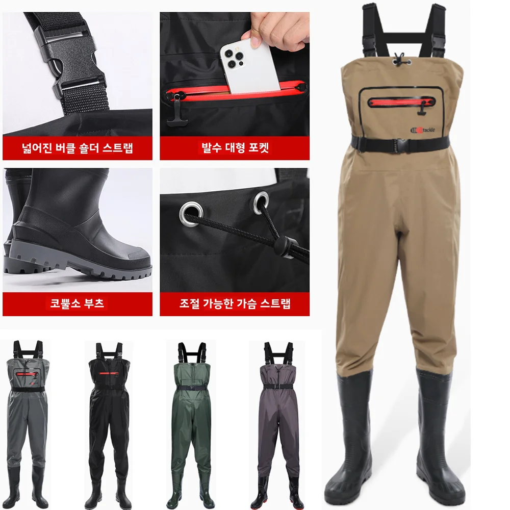 Wader Dada Tahan Air dengan Ce - Fishing Pants Waterproof ulasan dan harga