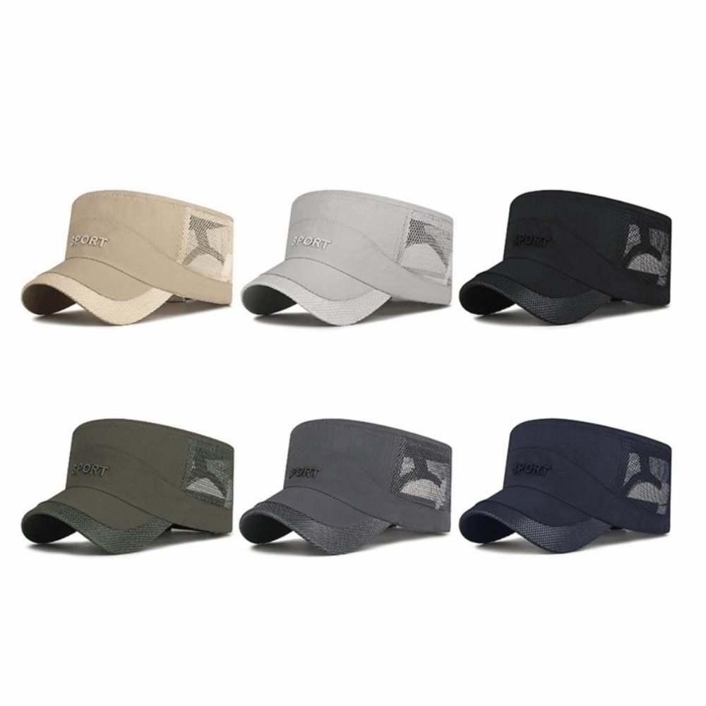 Topi Datar Keren yang Dapat Di - Fishing Hat ulasan dan harga