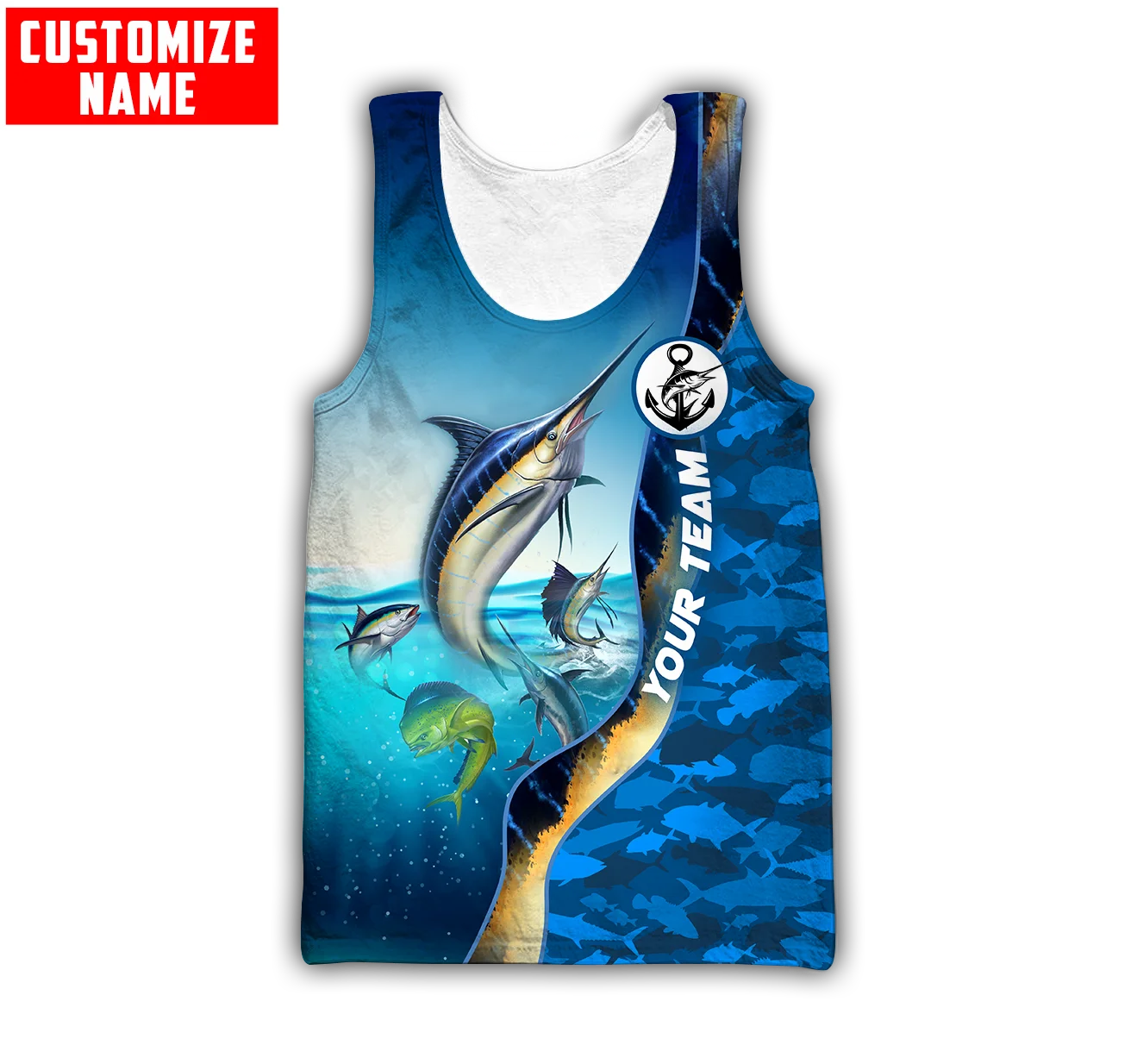 Nama Kustom Mahi Mahi Memancin - Fishing Vest ulasan dan harga