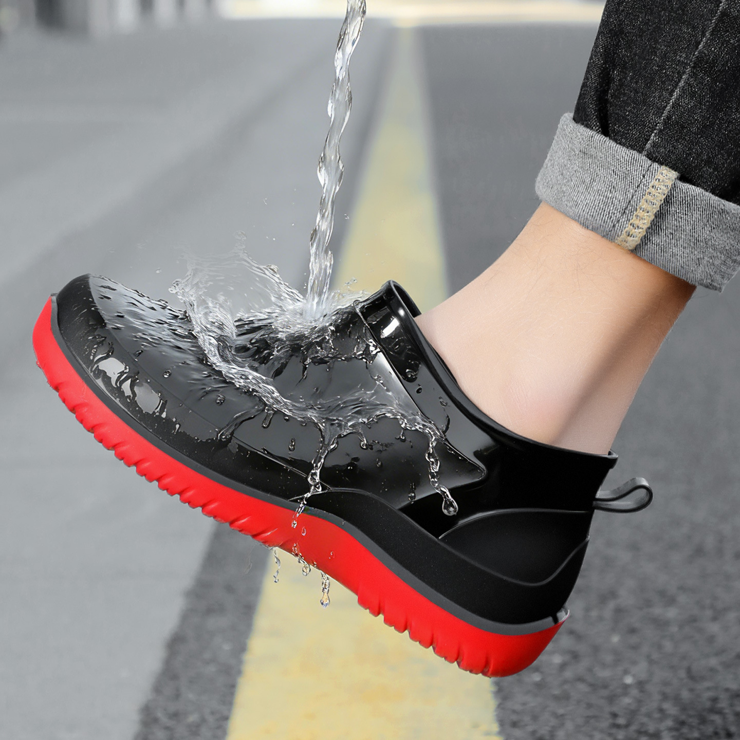 Sepatu Bot Hujan Pria Sepatu T - Fishing Boots ulasan dan harga