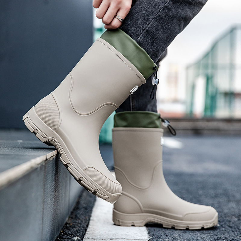 Sepatu karet tahan aus dengan  - Fishing Boots ulasan dan harga